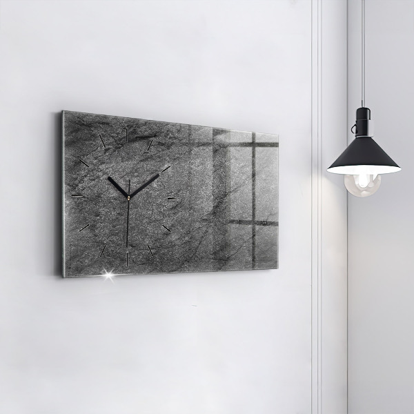 Horloge rectangulaire horizontale Roche volcanique