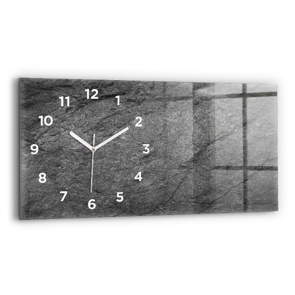 Horloge rectangulaire horizontale Roche volcanique
