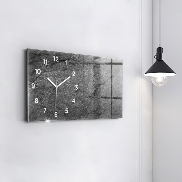 Horloge rectangulaire horizontale Roche volcanique