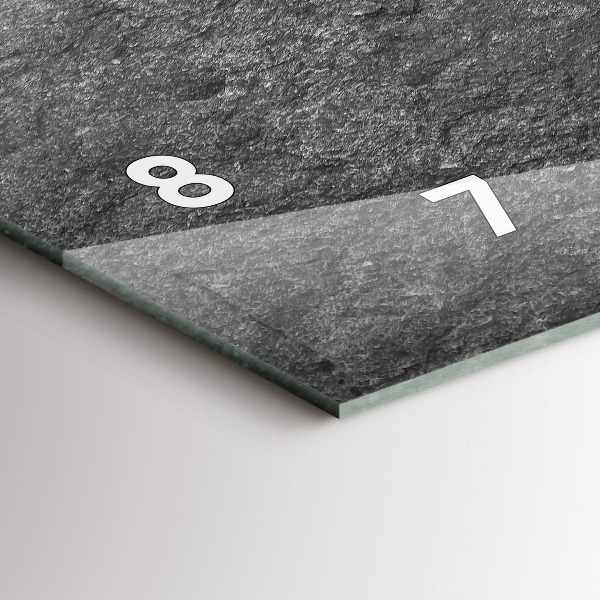 Horloge rectangulaire horizontale Roche volcanique