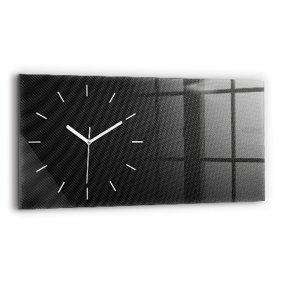 Horloge rectangulaire horizontale Abstraction sombre