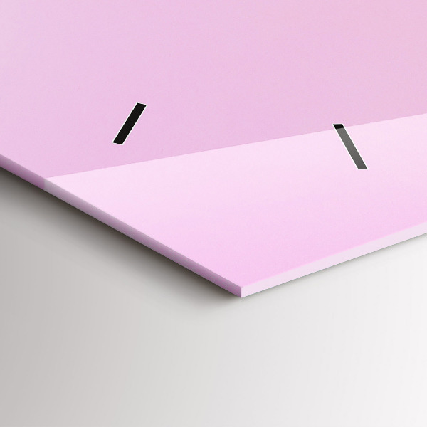 Horloge rectangulaire horizontale Coeur de fleurs