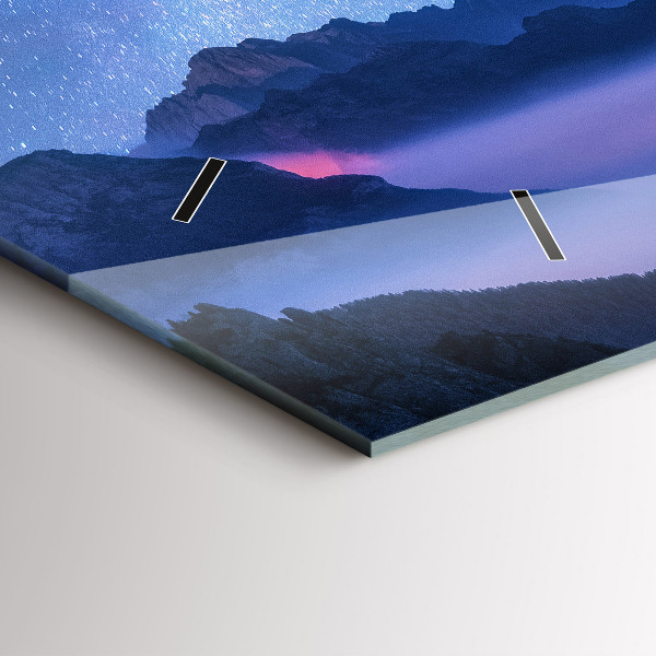 Horloge rectangulaire horizontale Voie lactée