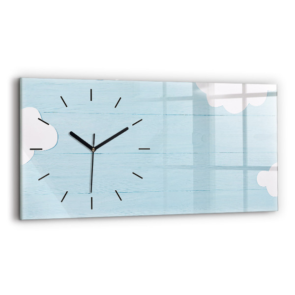 Horloge rectangulaire horizontale Planche pour enfants