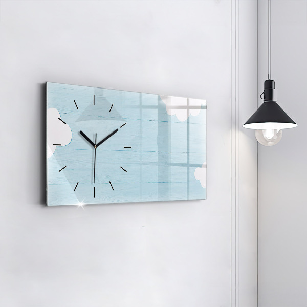 Horloge rectangulaire horizontale Planche pour enfants
