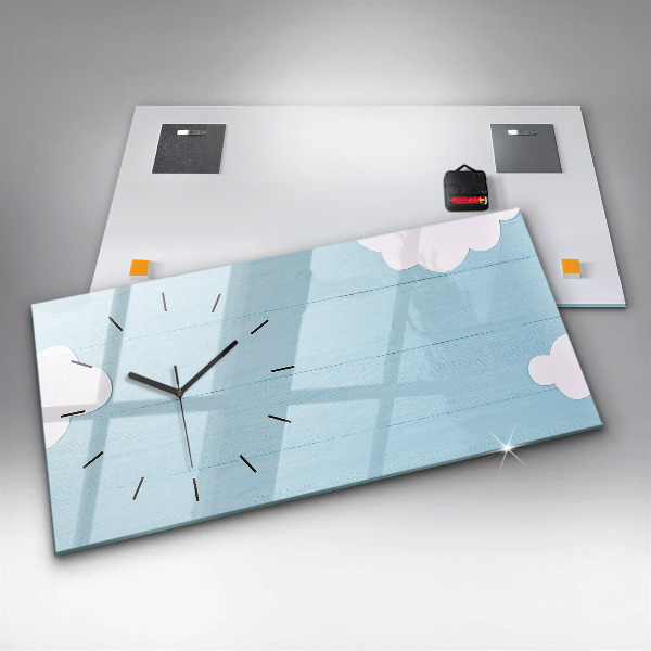 Horloge rectangulaire horizontale Planche pour enfants