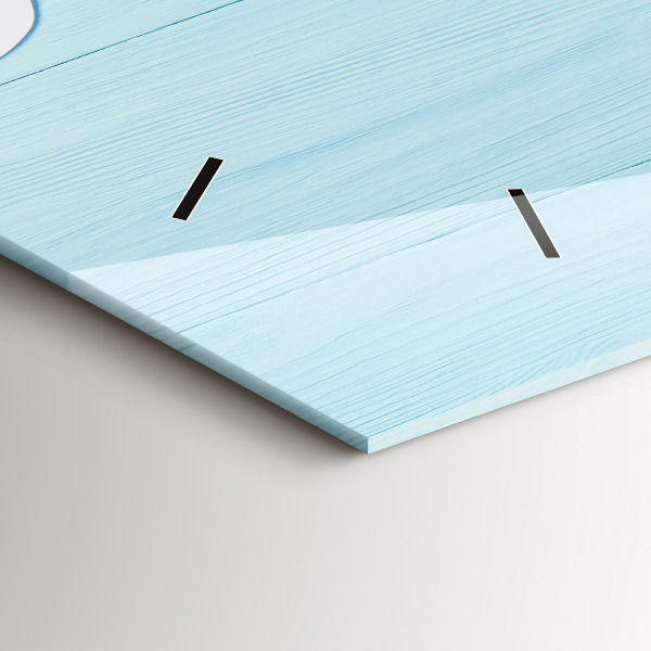 Horloge rectangulaire horizontale Planche pour enfants