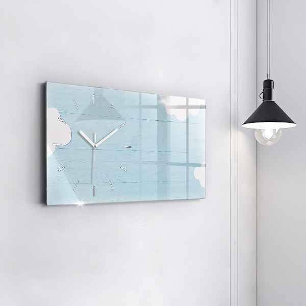 Horloge rectangulaire horizontale Planche pour enfants