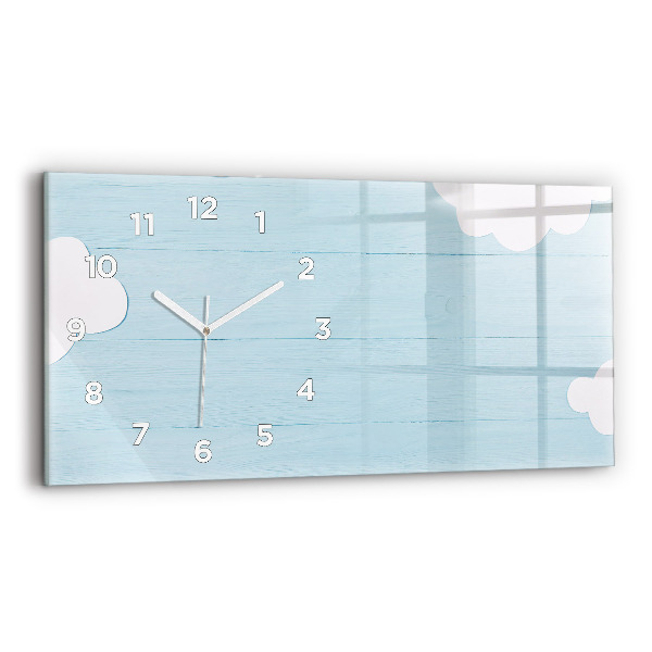 Horloge rectangulaire horizontale Planche pour enfants