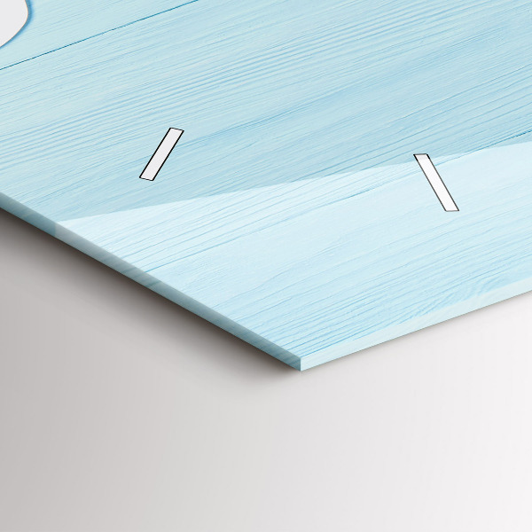 Horloge rectangulaire horizontale Planche pour enfants