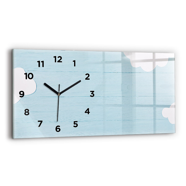 Horloge rectangulaire horizontale Planche pour enfants