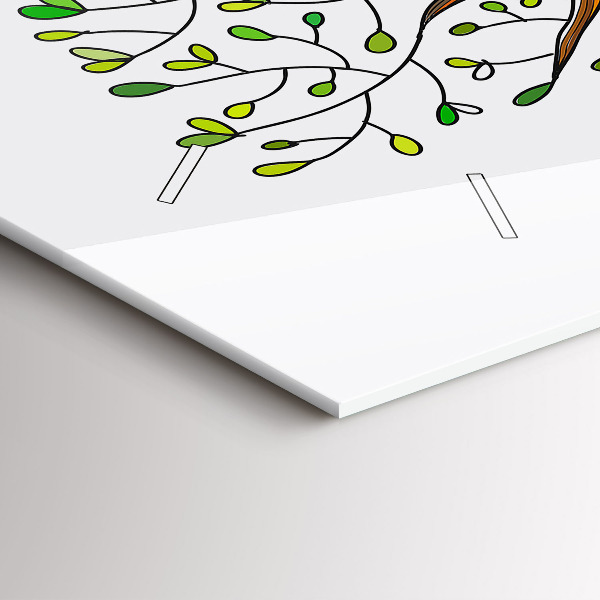 Horloge rectangulaire horizontale 'Racines d''arbres'