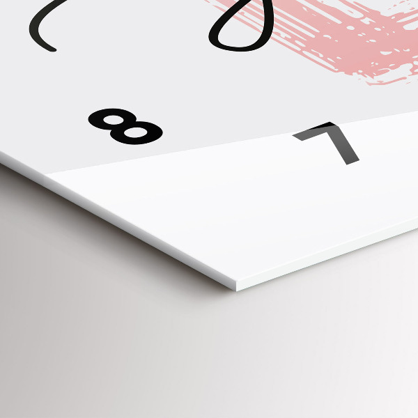 Horloge rectangulaire horizontale Inscription "Aime-toi toi-même"