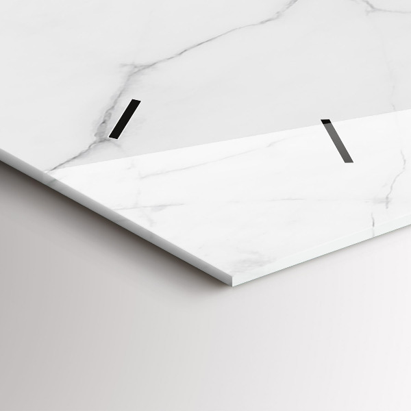 Horloge rectangulaire horizontale Marbre décoratif