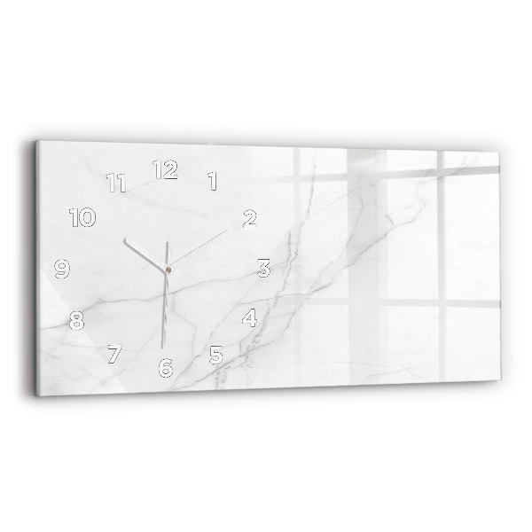 Horloge rectangulaire horizontale Marbre décoratif