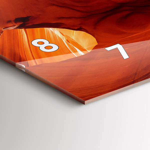 Horloge rectangulaire horizontale Canyon