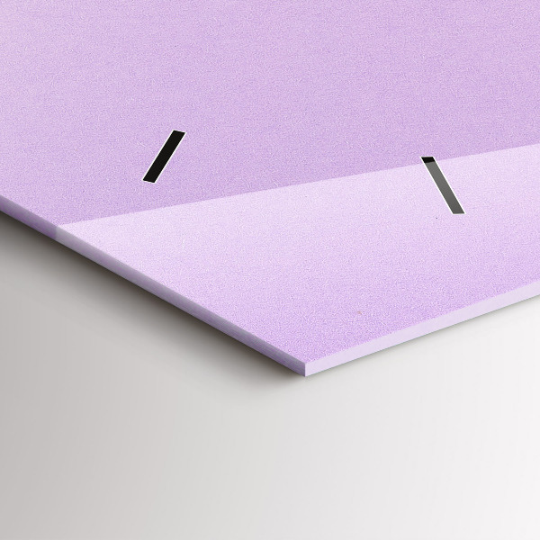 Horloge rectangulaire horizontale Motif pastel