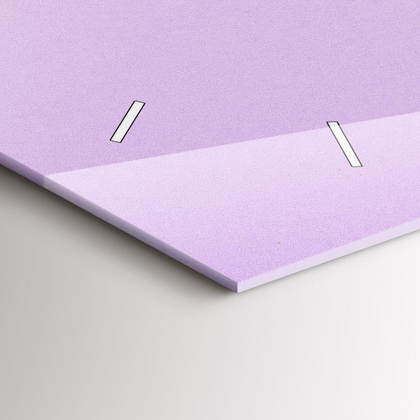 Horloge rectangulaire horizontale Motif pastel