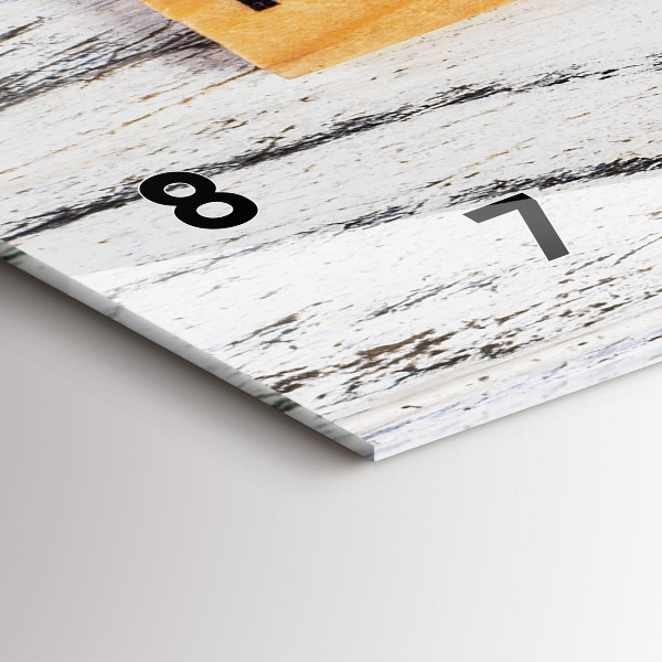 Horloge rectangulaire horizontale Famille