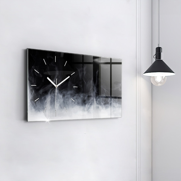 Horloge rectangulaire horizontale Fumée