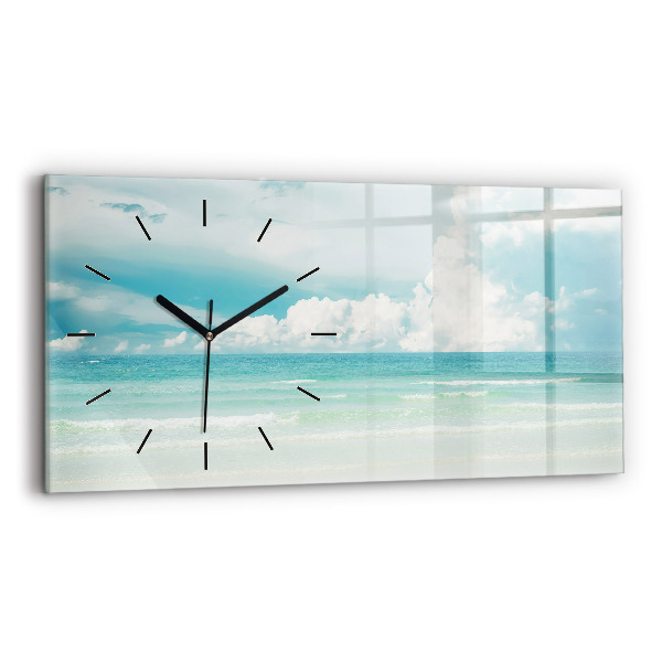 Horloge rectangulaire horizontale Paysage marin
