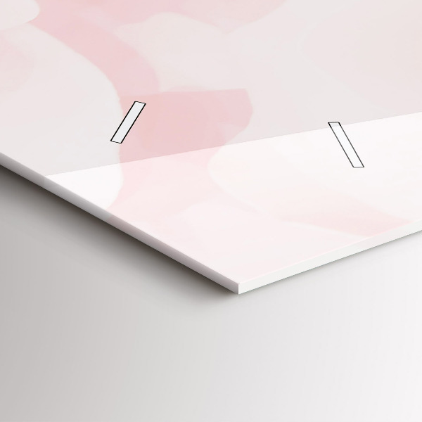 Horloge rectangulaire horizontale Roses en fleurs