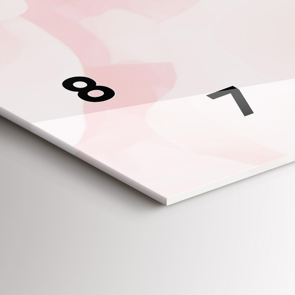 Horloge rectangulaire horizontale Roses en fleurs