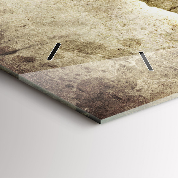 Horloge rectangulaire horizontale Carte du monde