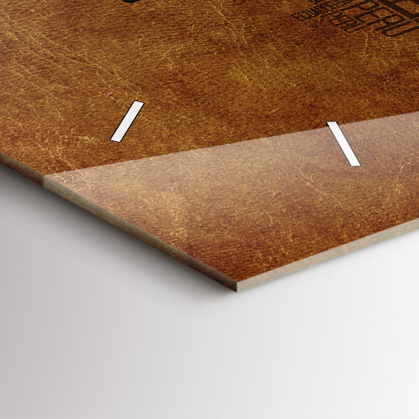 Horloge rectangulaire horizontale Carte des noms de pays