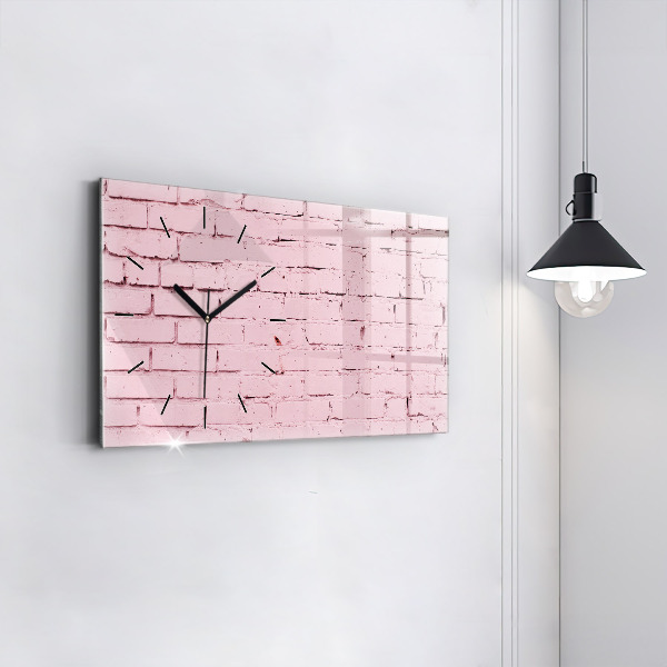 Horloge rectangulaire horizontale Mur de briques