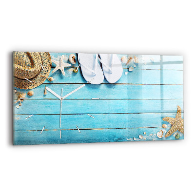 Horloge rectangulaire horizontale Accessoires de vacances