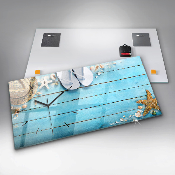 Horloge rectangulaire horizontale Accessoires de vacances