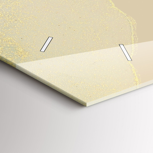 Horloge murale horizontale Abstraction élégante