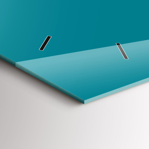 Horloge murale horizontale Couleur de la mer