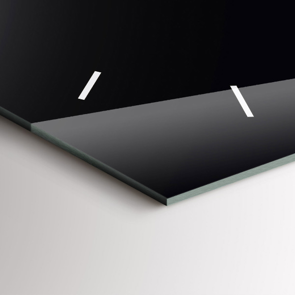 Horloge murale horizontale Couleur noir