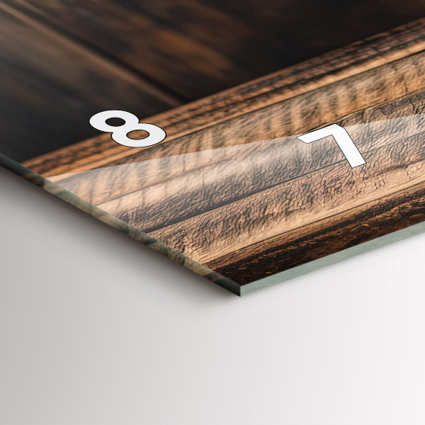 Horloge murale horizontale Une tasse de café