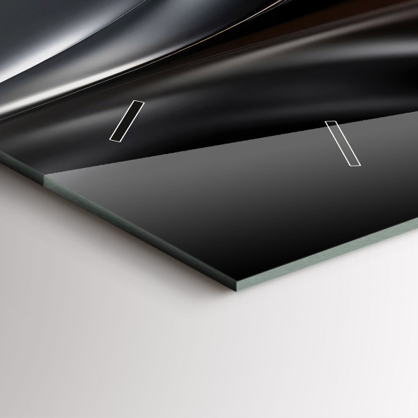 Horloge murale horizontale Abstraction