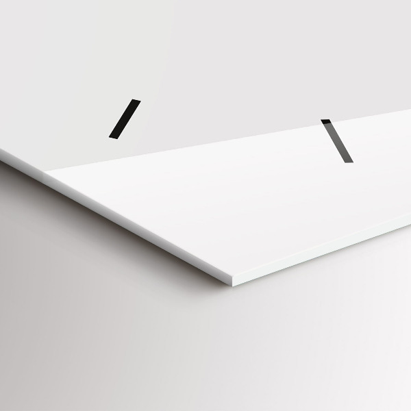 Horloge murale horizontale 'Les phases de la lune et l''œil'