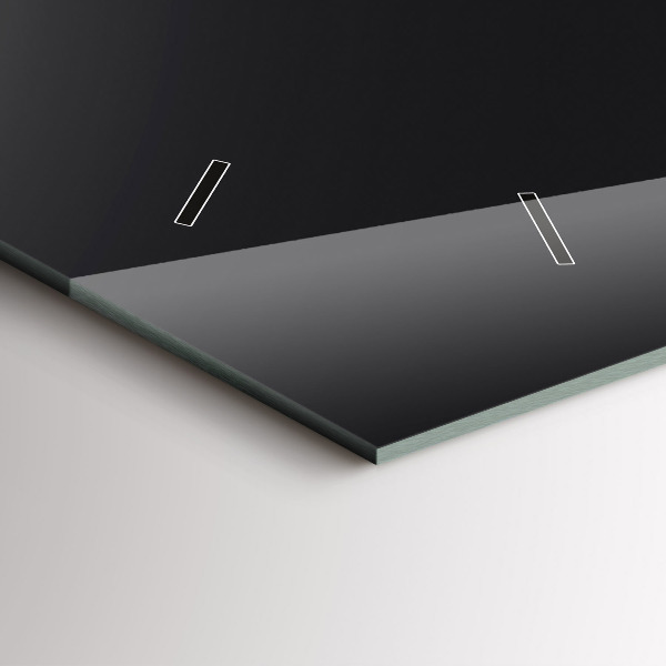 Horloge murale horizontale Phases de la lune et insectes