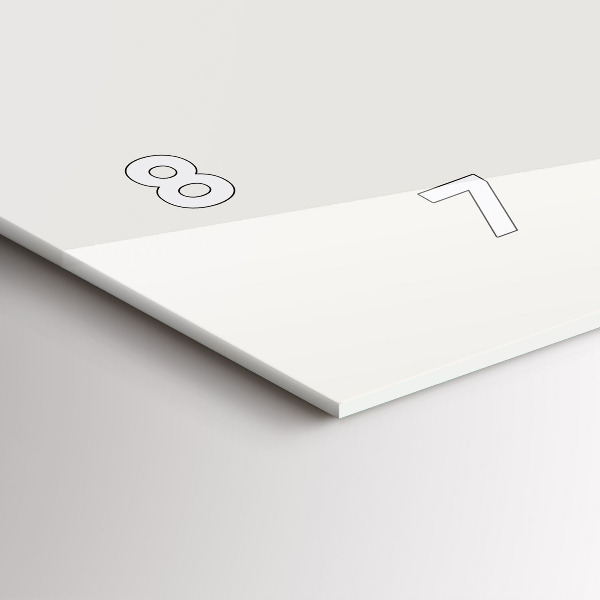 Horloge murale horizontale Phases de la lune