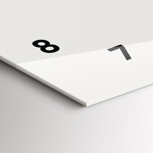 Horloge murale horizontale Phases de la lune