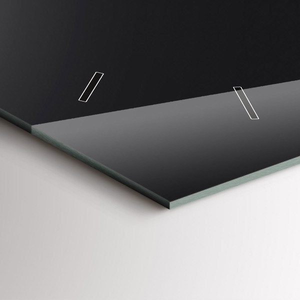 Horloge murale horizontale Phases de la lune