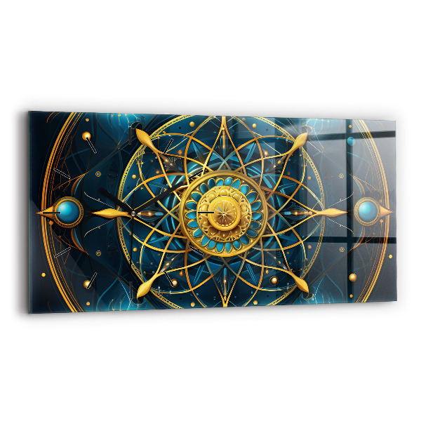 Horloge murale horizontale Horloge horoscope