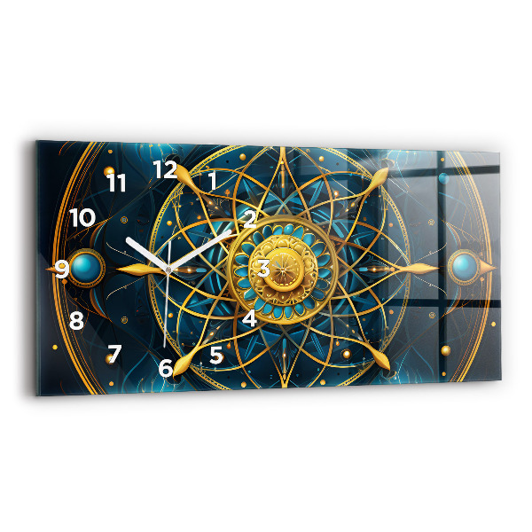 Horloge murale horizontale Horloge horoscope