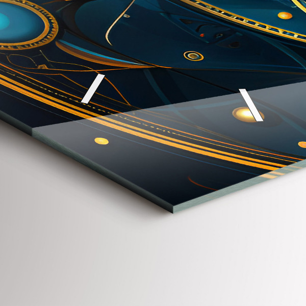 Horloge murale horizontale Horloge horoscope