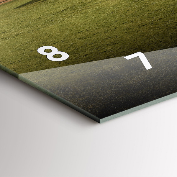 Horloge rectangulaire horizontale Nimbostratus de Stonehenge