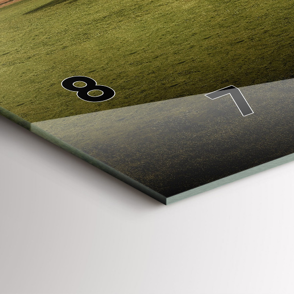 Horloge rectangulaire horizontale Nimbostratus de Stonehenge