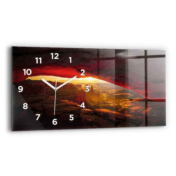 Horloge rectangulaire horizontale Grand Canyon Arizona