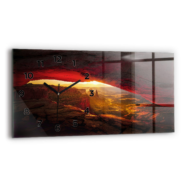 Horloge rectangulaire horizontale Grand Canyon Arizona