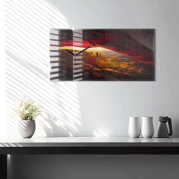 Horloge rectangulaire horizontale Grand Canyon Arizona